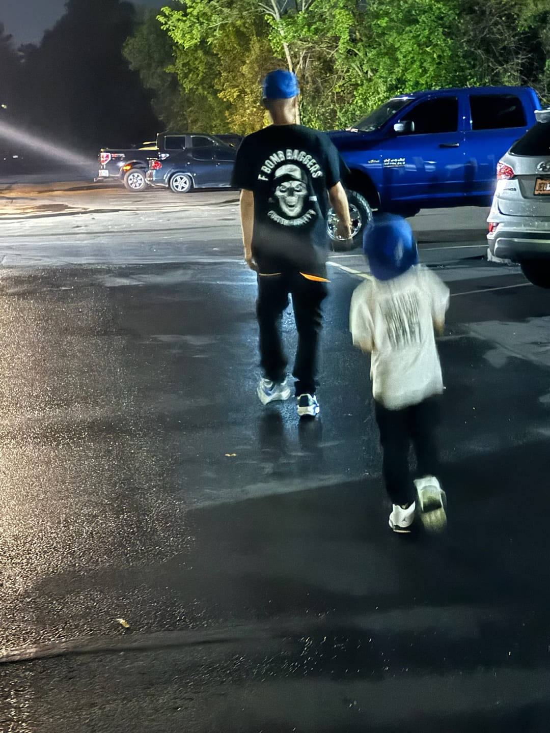 Customer photo review of F BOMB SKULL T SHIRT