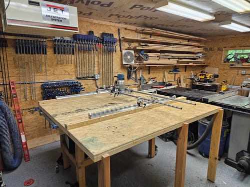 Customer photo review of Lockable Bearing Upgrade Kit For Router Sled