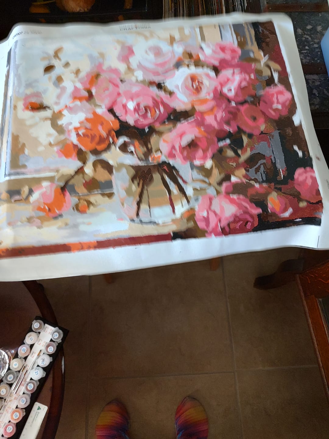 Customer photo review of Numbered Roses