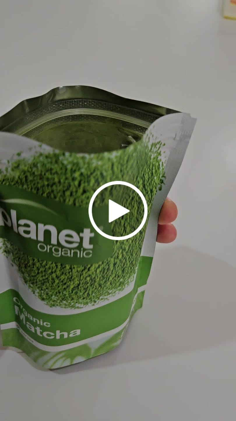 Customer video review of Matcha Green Tea Powder 100g - Certified Organic