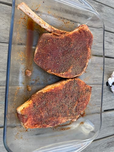 Customer photo review of Bone-In Steak Pack