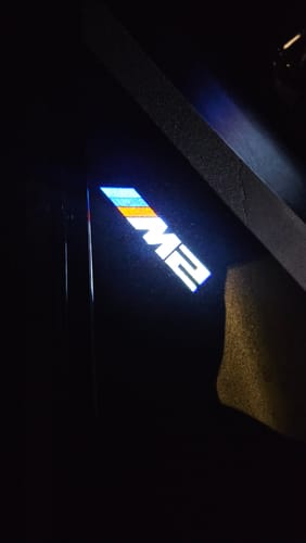 Customer photo review of BMW F SERIES DOOR LIGHTS