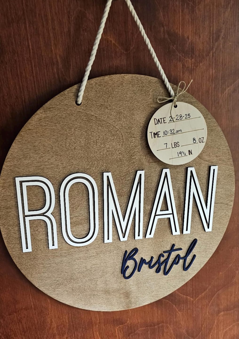Customer photo review of Hospital Door Hanger - Lucas Blake