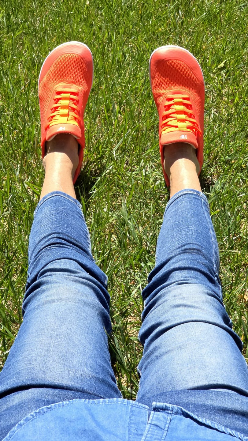 Customer photo review of HF Stride – Hands-Off & Ergonomic Barefoot Shoes