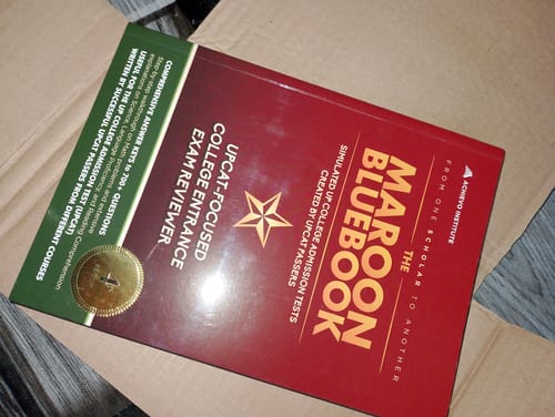 Customer photo review of The Maroon Bluebook - ULTIMATE Updated UPCAT 2026 Reviewer