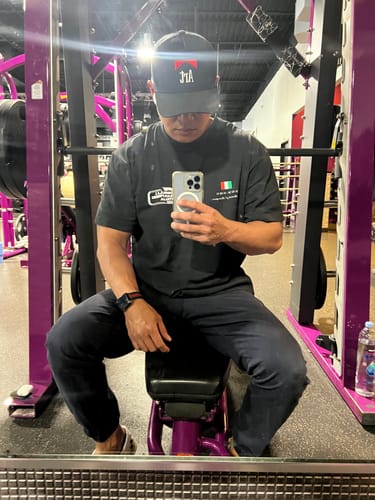 Customer photo review of Art Mesh Trucker (Black)