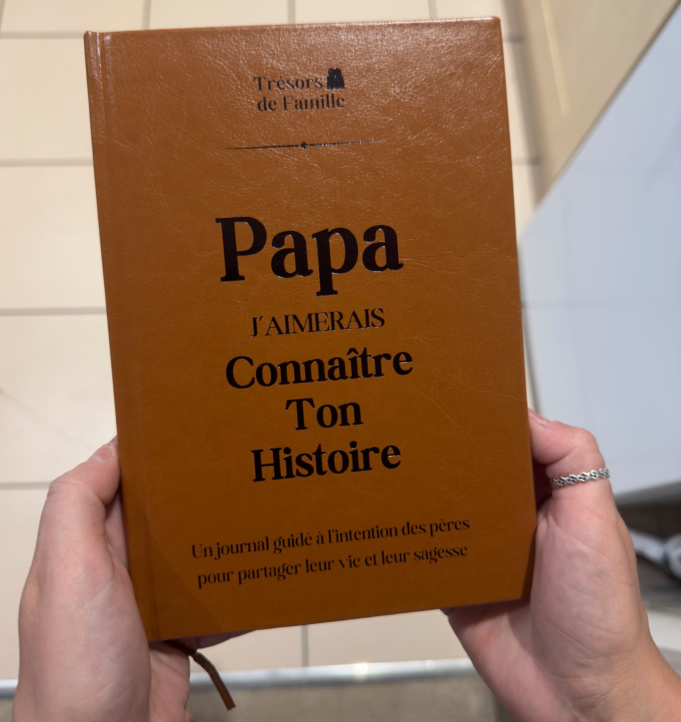 Customer photo review of Journal Guidé – Les Souvenirs de Papa