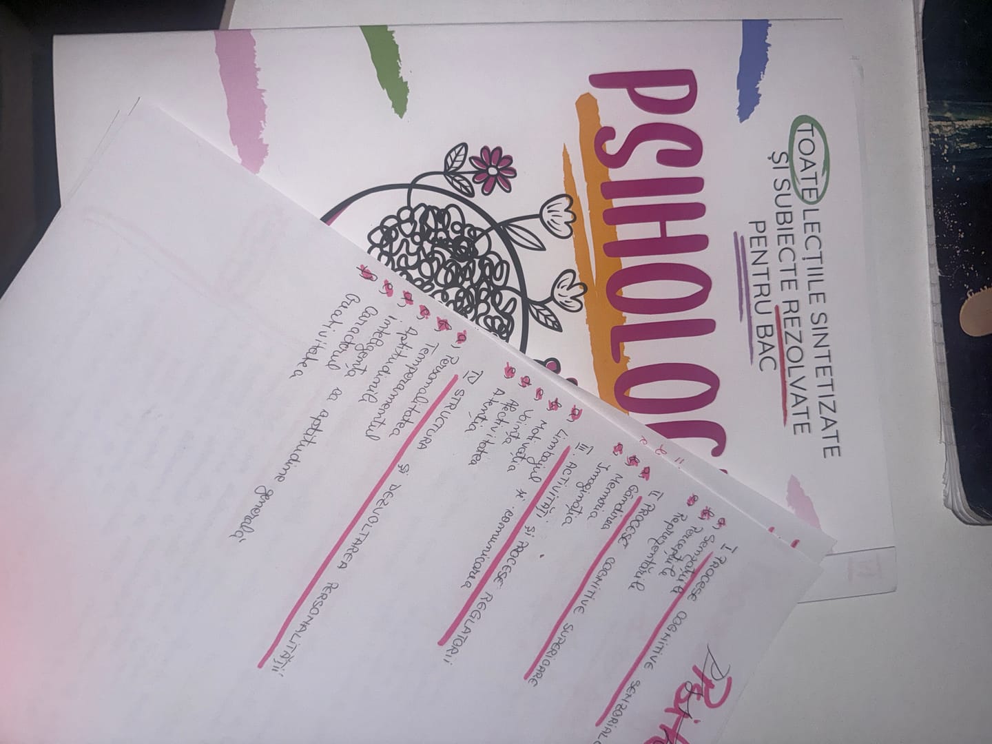 Customer photo review of Pachet Bacalaureat (Istorie + Psihologie) Bacademia