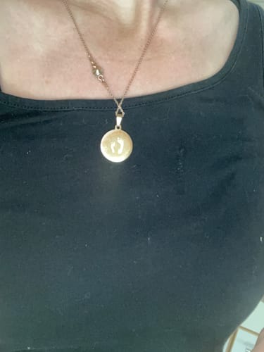 Customer photo review of Halskette “First Steps” klein mit Abdruck