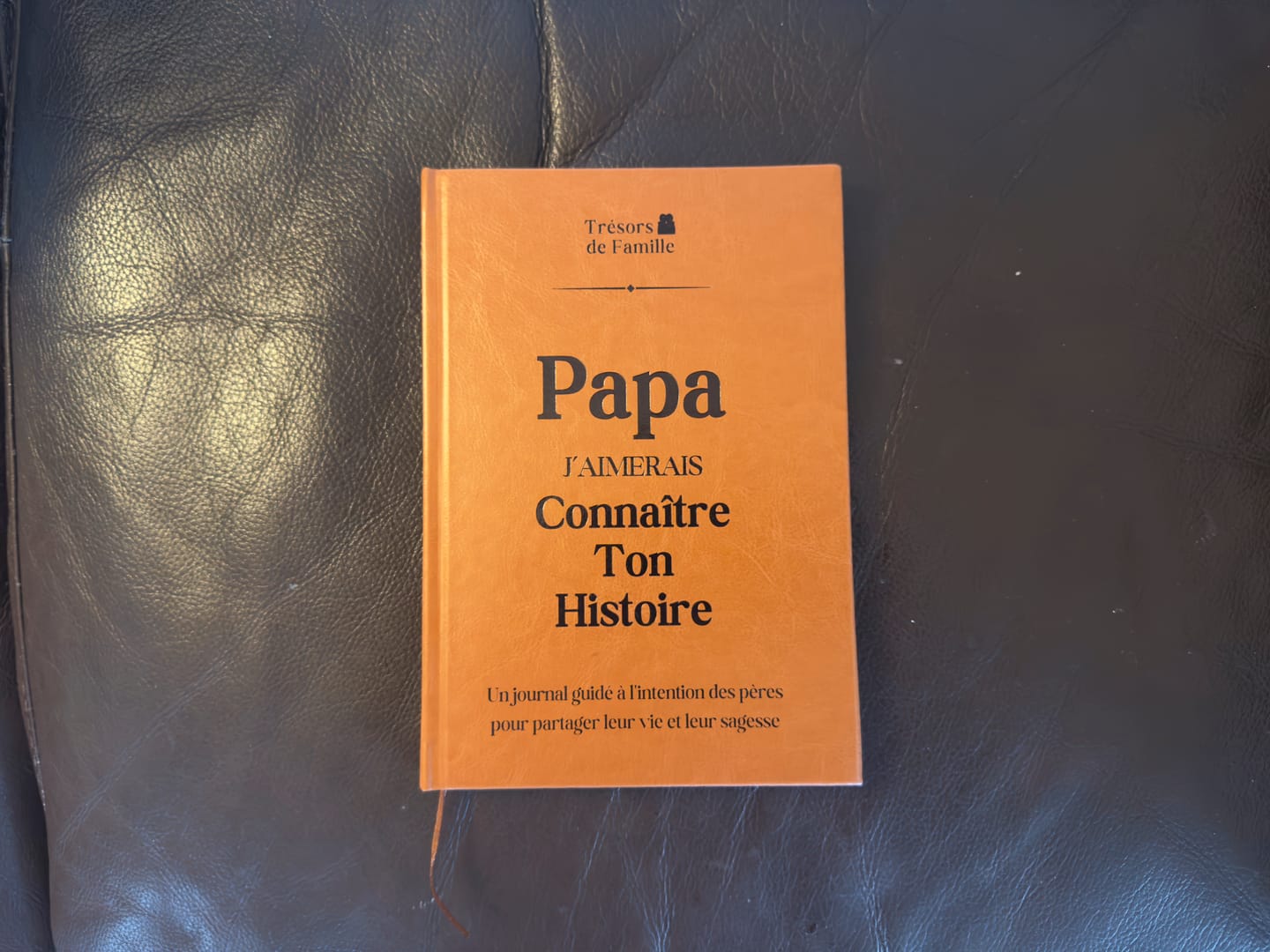 Customer photo review of Journal Guidé – Les Souvenirs de Papa