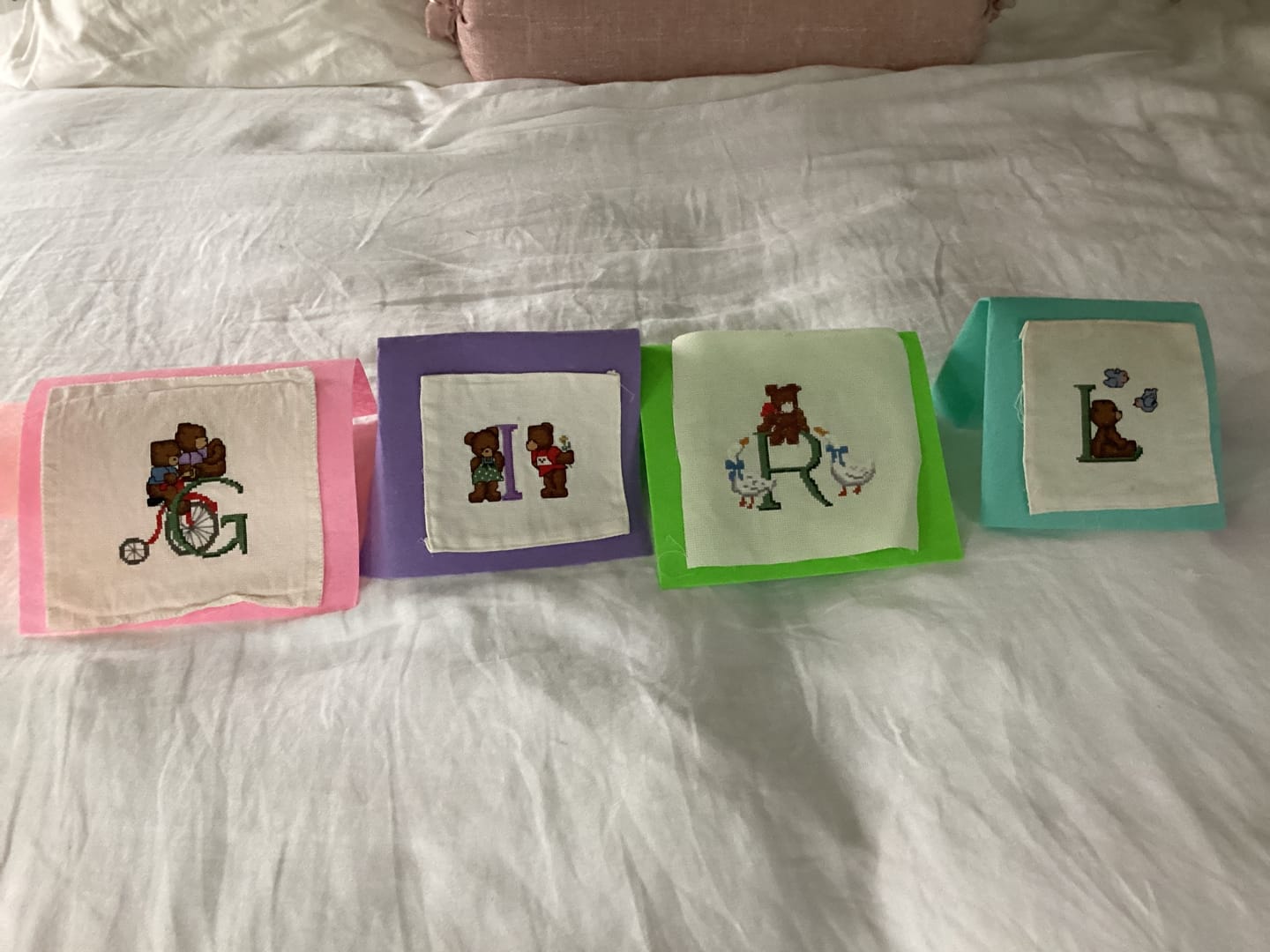 Customer photo review of Premium Wool Blend Craft Felt Sheets - Value Packs
