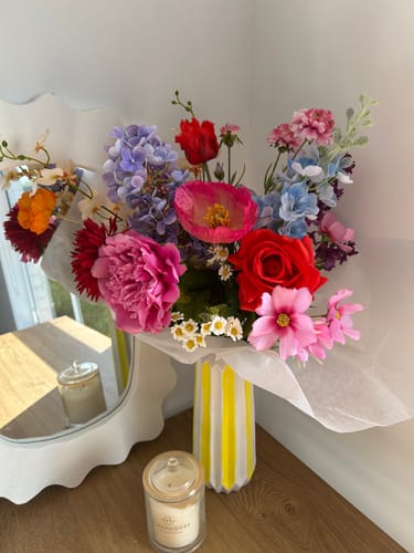 Customer photo review of Bright Silk Flowers