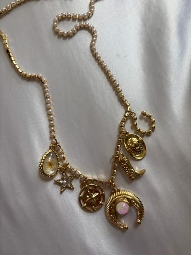 Customer photo review of COW NECKLACE