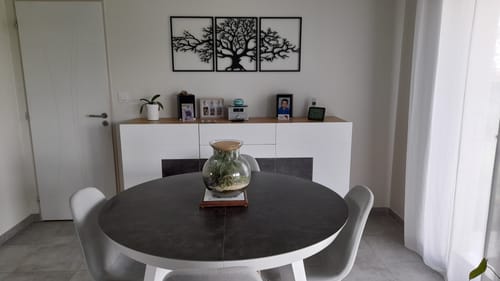 Customer photo review of Décoration murale en métal moderne - Triptyque Arbre De Vie (P01)