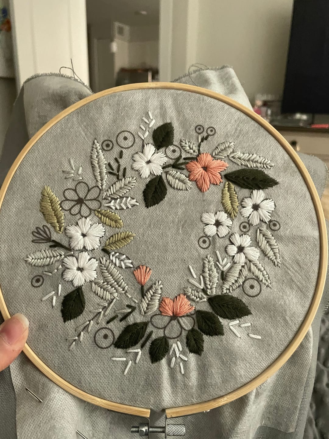 Customer photo review of Rubbyoo Embroidery Kit - Wedding