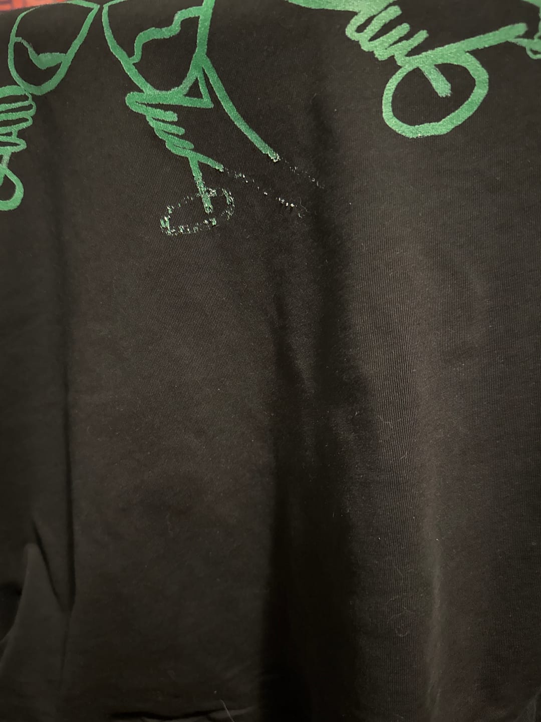 Customer photo review of le club social du vin. organic t-shirt