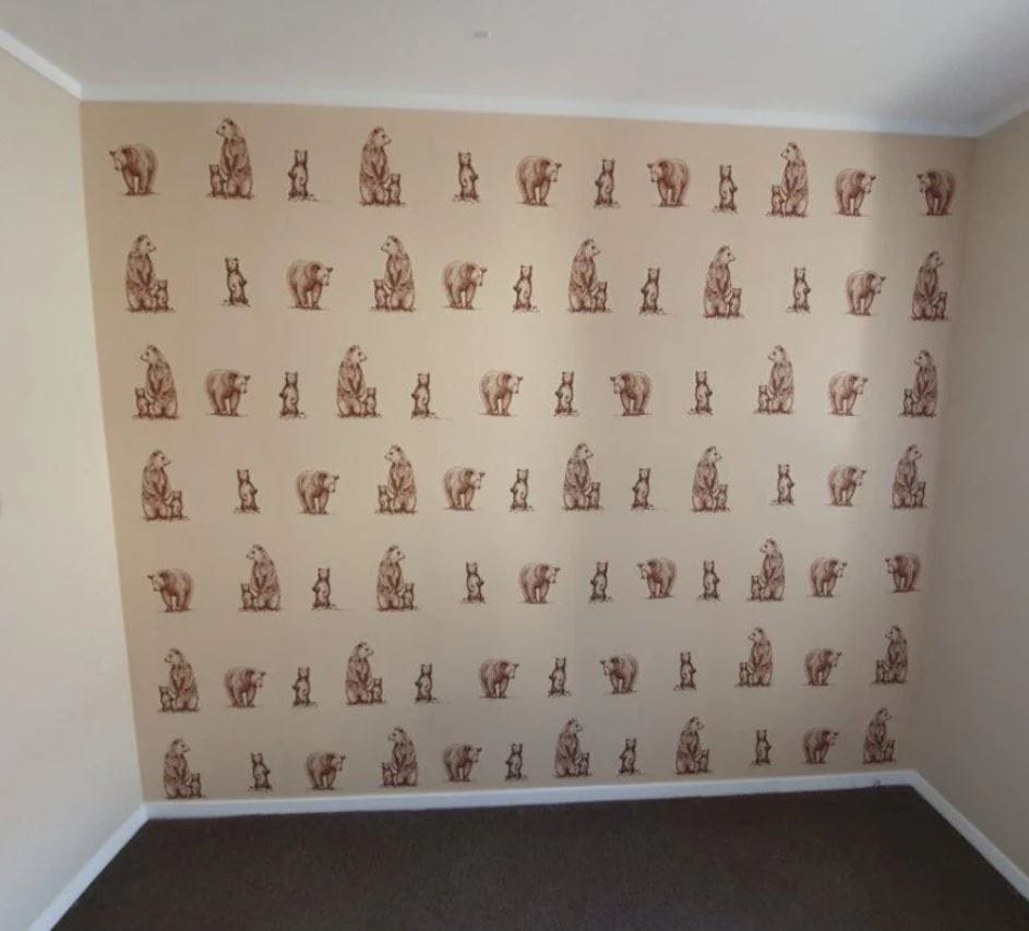 Customer photo review of Print Your Own Mural - So Many Options