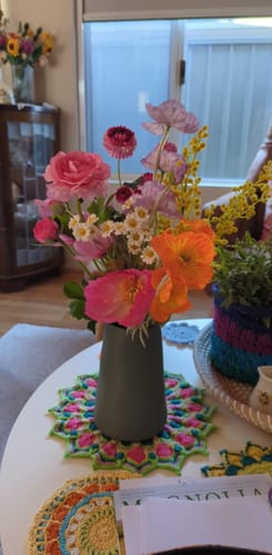 Customer photo review of Bright Silk Flowers