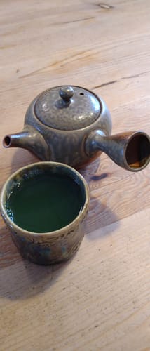 Customer photo review of Sencha Shizuku with Matcha Powder