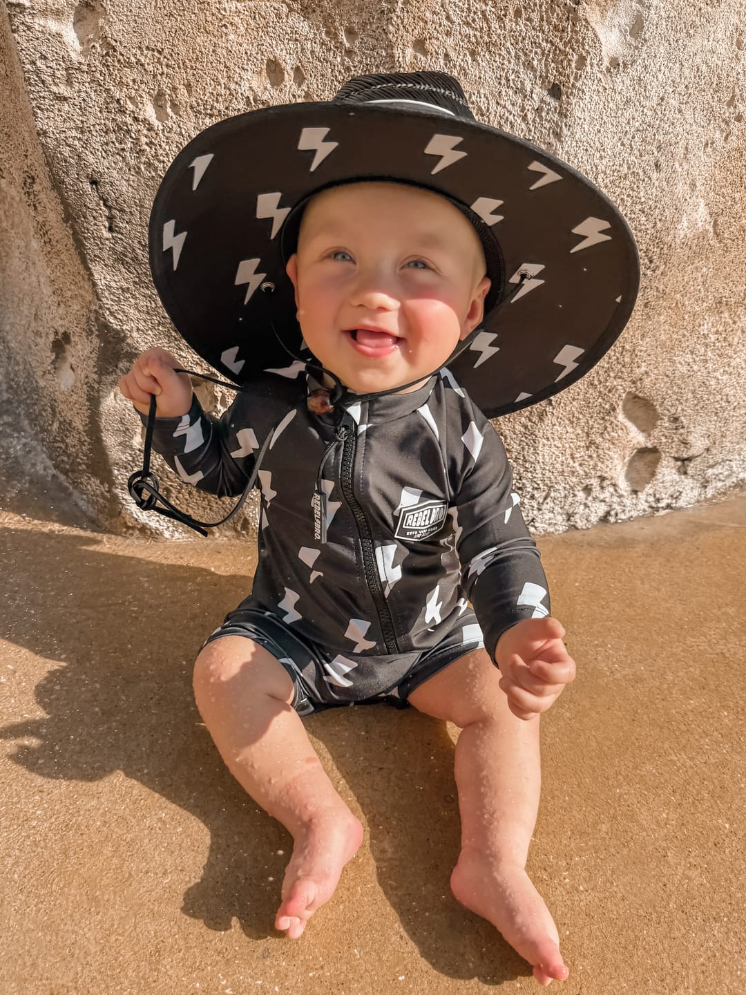 Customer photo review of UPF50+ Swim Romper in Jagger