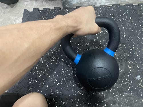 Customer photo review of Tydax Powder Coated Kettlebell