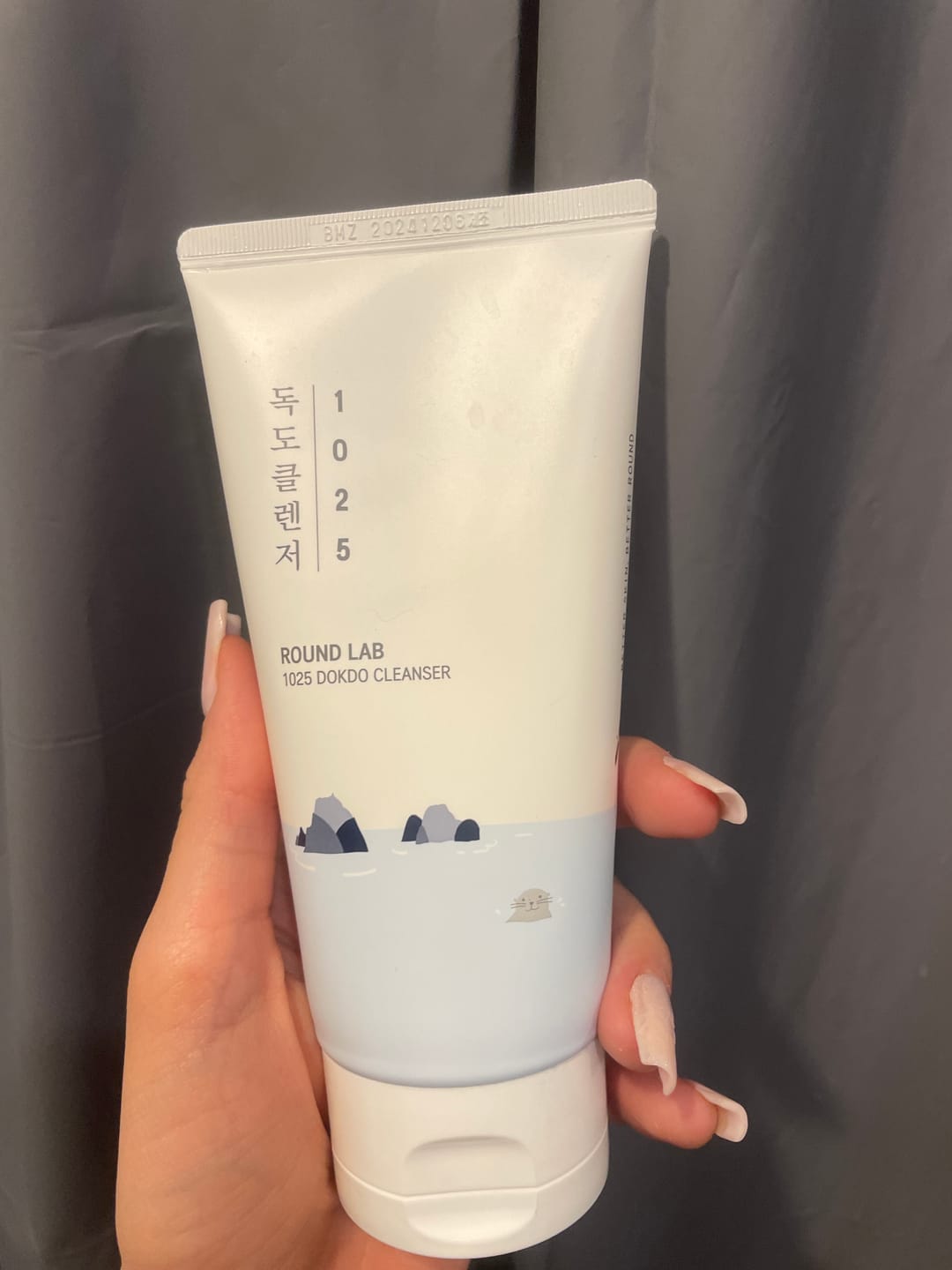 Customer photo review of Maigas putiņas sejas mazgāšanai ar jūras ūdeni Round Lab1025 Dokdo Cleanser