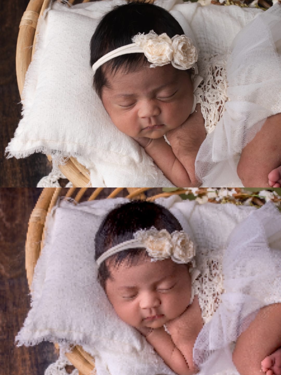 Customer photo review of Evoto AI Newborn Presets by Jessica G. Photography