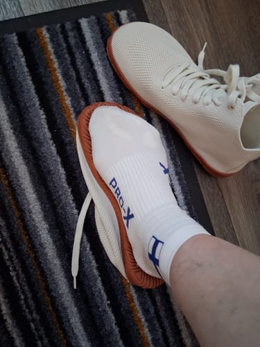 Customer photo review of Vaistoa Iloa Mid | Knitted Barefoot Sneakers