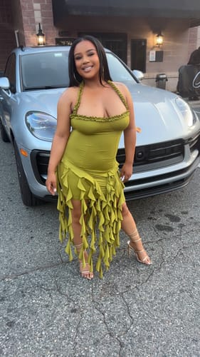 Customer photo review of Koko Dress (Green)