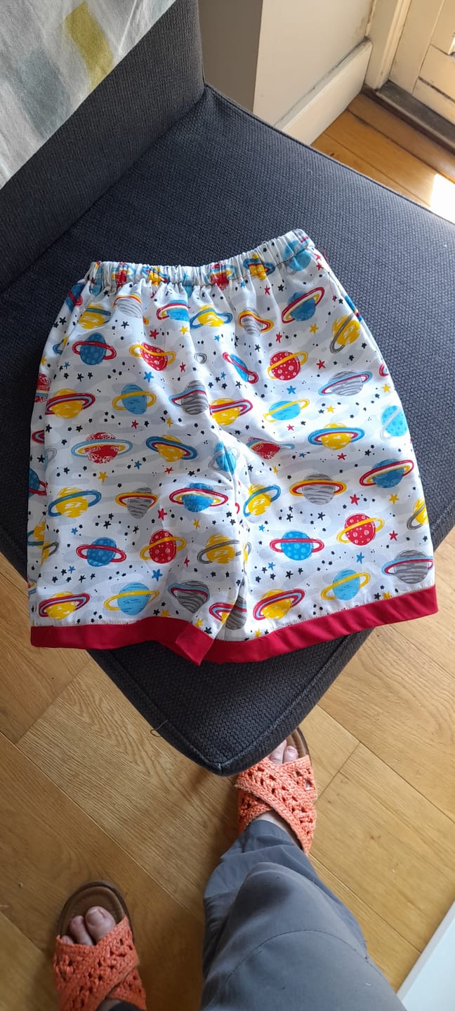 Customer photo review of Planets and Stars Polycotton Fabric
