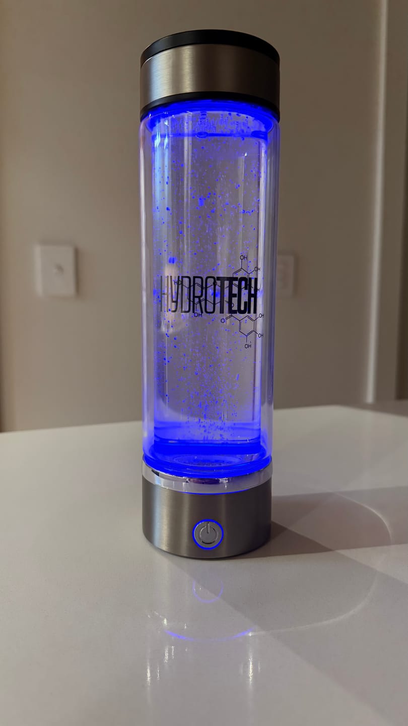 Customer photo review of Hydrogen Water Bottle