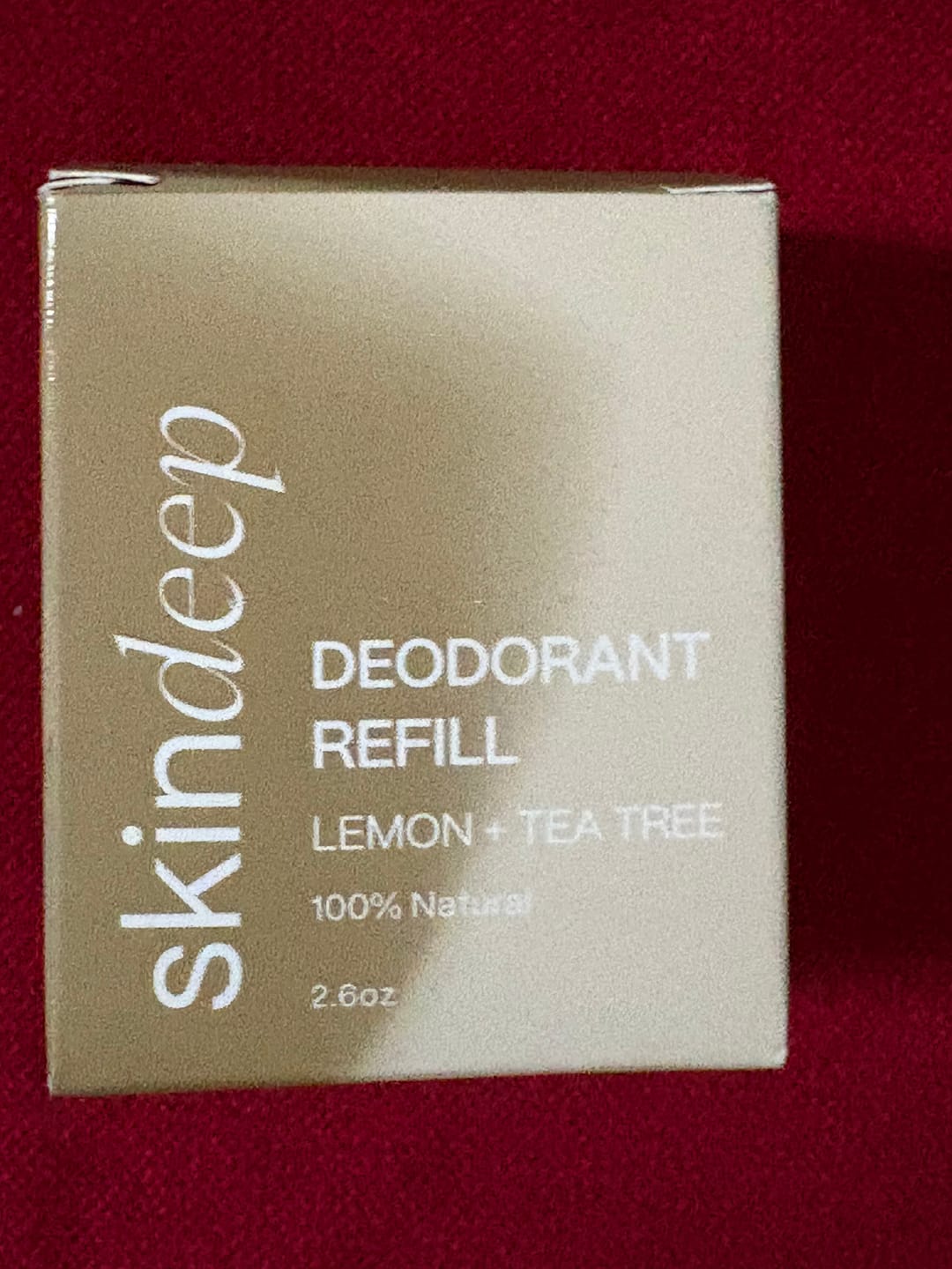 Customer photo review of DEODORANT REFILL POD