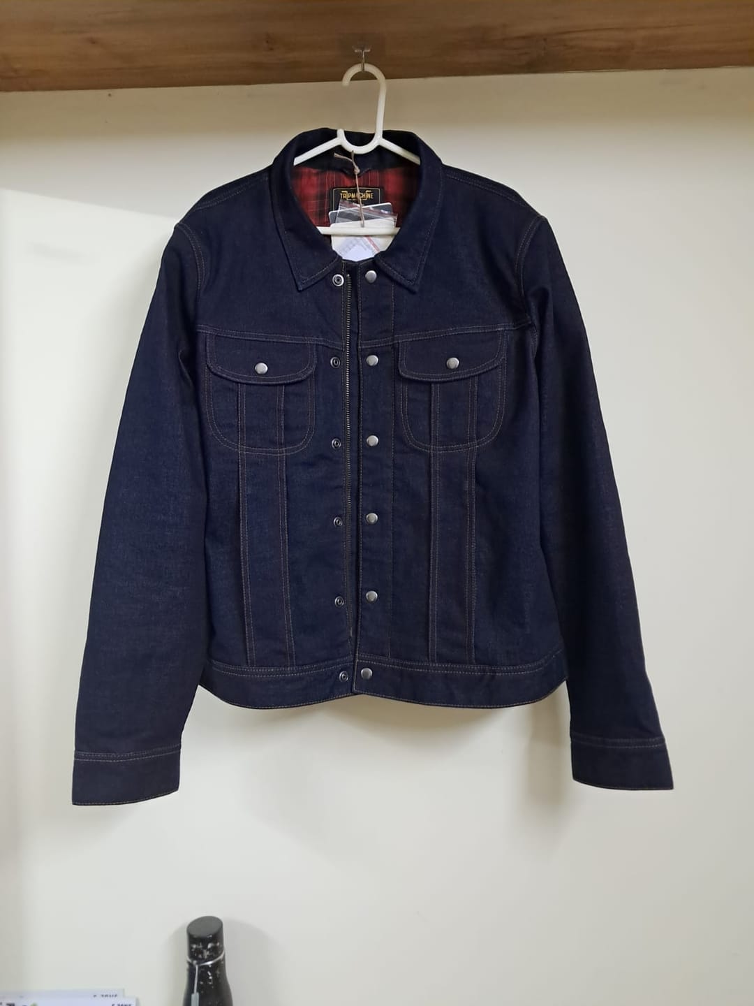 Customer photo review of zero: denim riding jacket