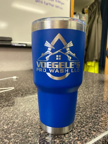 Customer photo review of (6 Pieces) Custom Laser Engraved - 30oz Tumblers