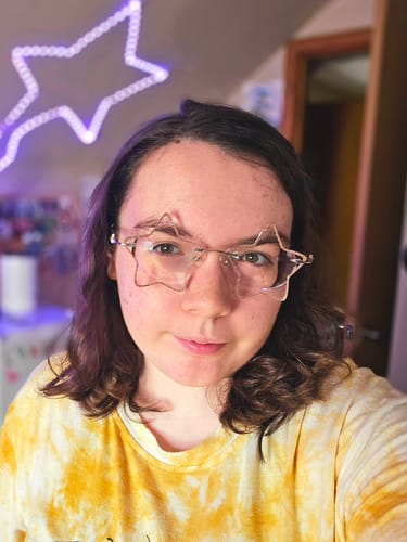 Customer photo review of Starr Eyeglasses