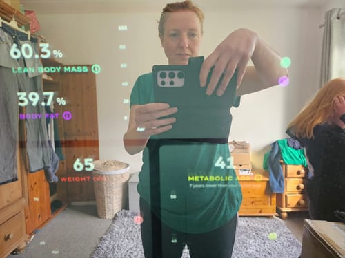 Customer photo review of MAGIC AI: Fitness Smart Mirror