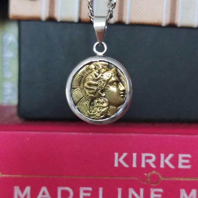 Customer photo review of Sterling Silver and Brass Lucania Thourioi Ancient Greek Stater Coin