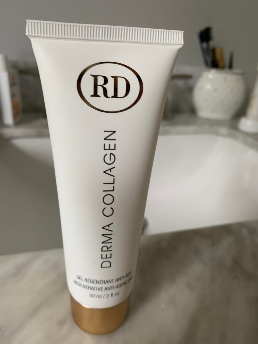 Customer photo review of Gel régénérant anti-âge - Derma Collagen 60ml