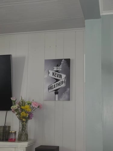 Customer photo review of COUPLES DATE OF LOVE by Cstm Canvas