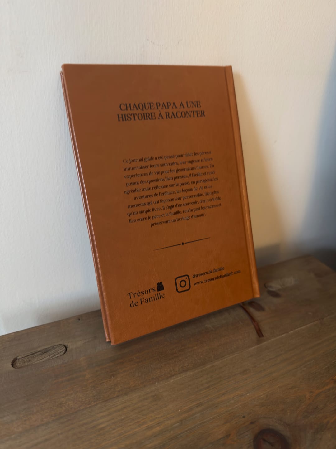 Customer photo review of Journal Guidé – Les Souvenirs de Papa