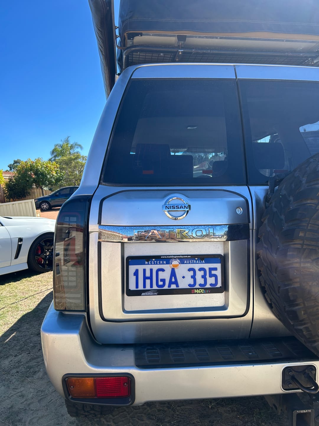 Customer photo review of Blacked Out LED Tail Lights for Nissan GU Patrol Y61 2006 - 2016