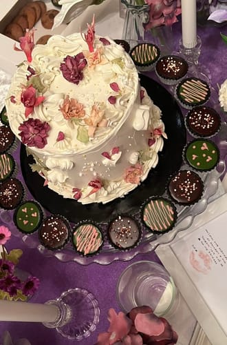 Customer photo review of STOCK - Freeze Dried Edible Flowers