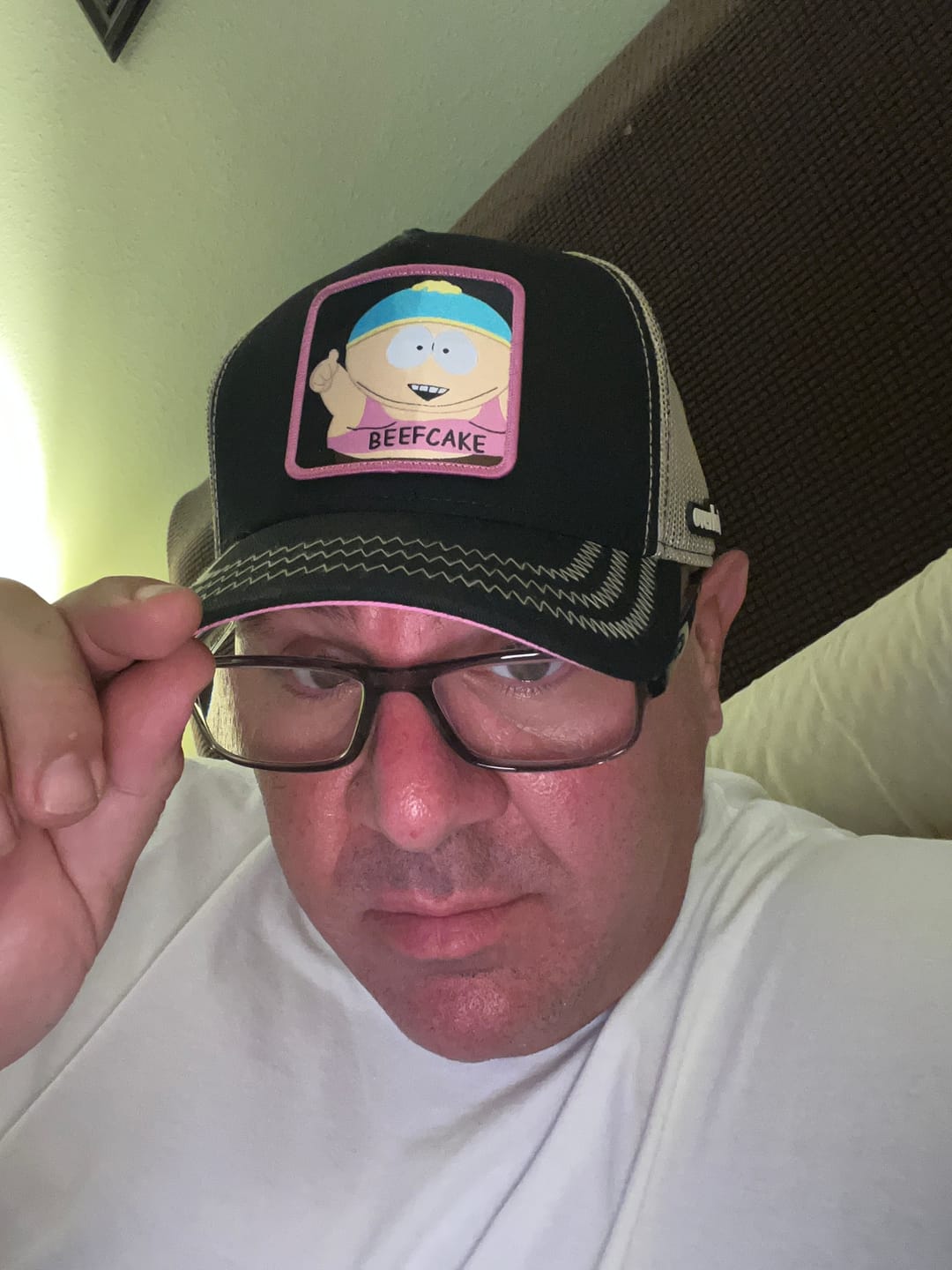 Customer photo review of OVERLORD X South Park: Cartman Beefcake Trucker Cap