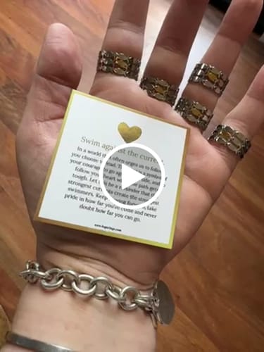 Customer video review of Swim Against The Current Ring