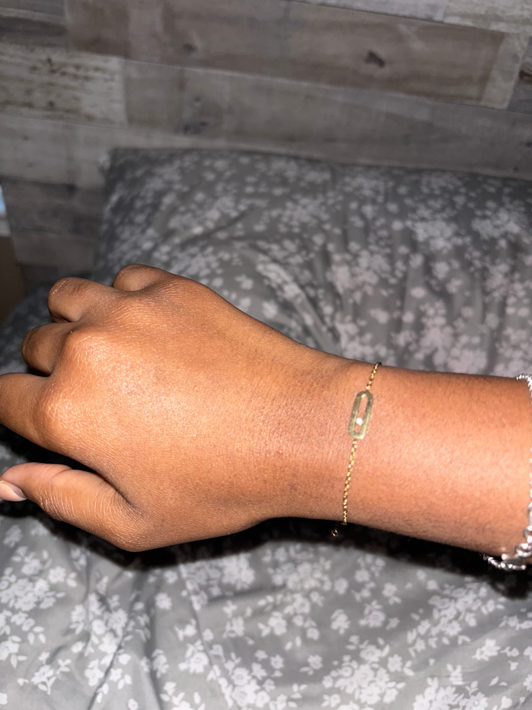 Customer photo review of Ellipse Bracelet With Stone