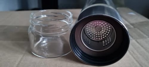 Customer photo review of Bouteille Infuseur Double Paroi et Séparateur