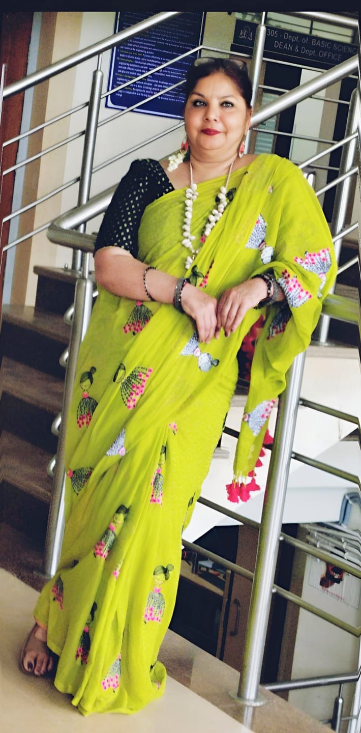 Customer photo review of Green Embroidery Mulmul Cotton Saree