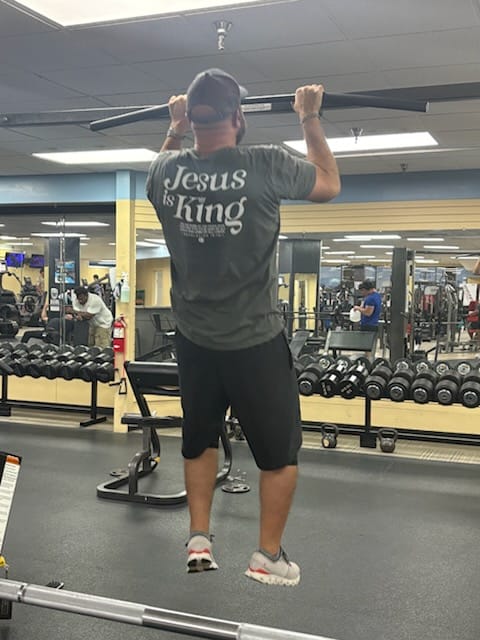 Customer photo review of 'Jesus Is King' Staple T-Shirt