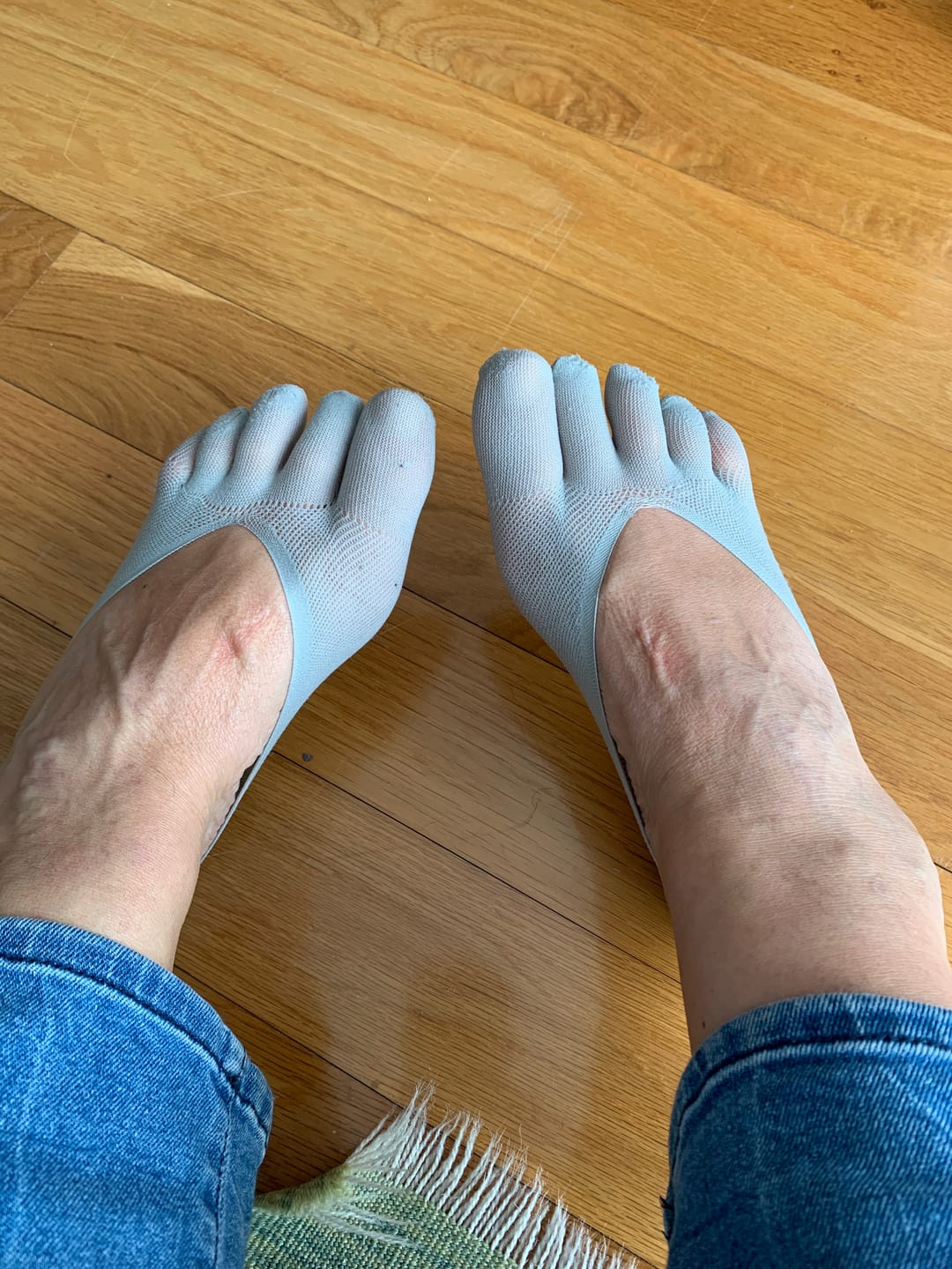 Customer photo review of Calcetines invisibles 5 dedos
