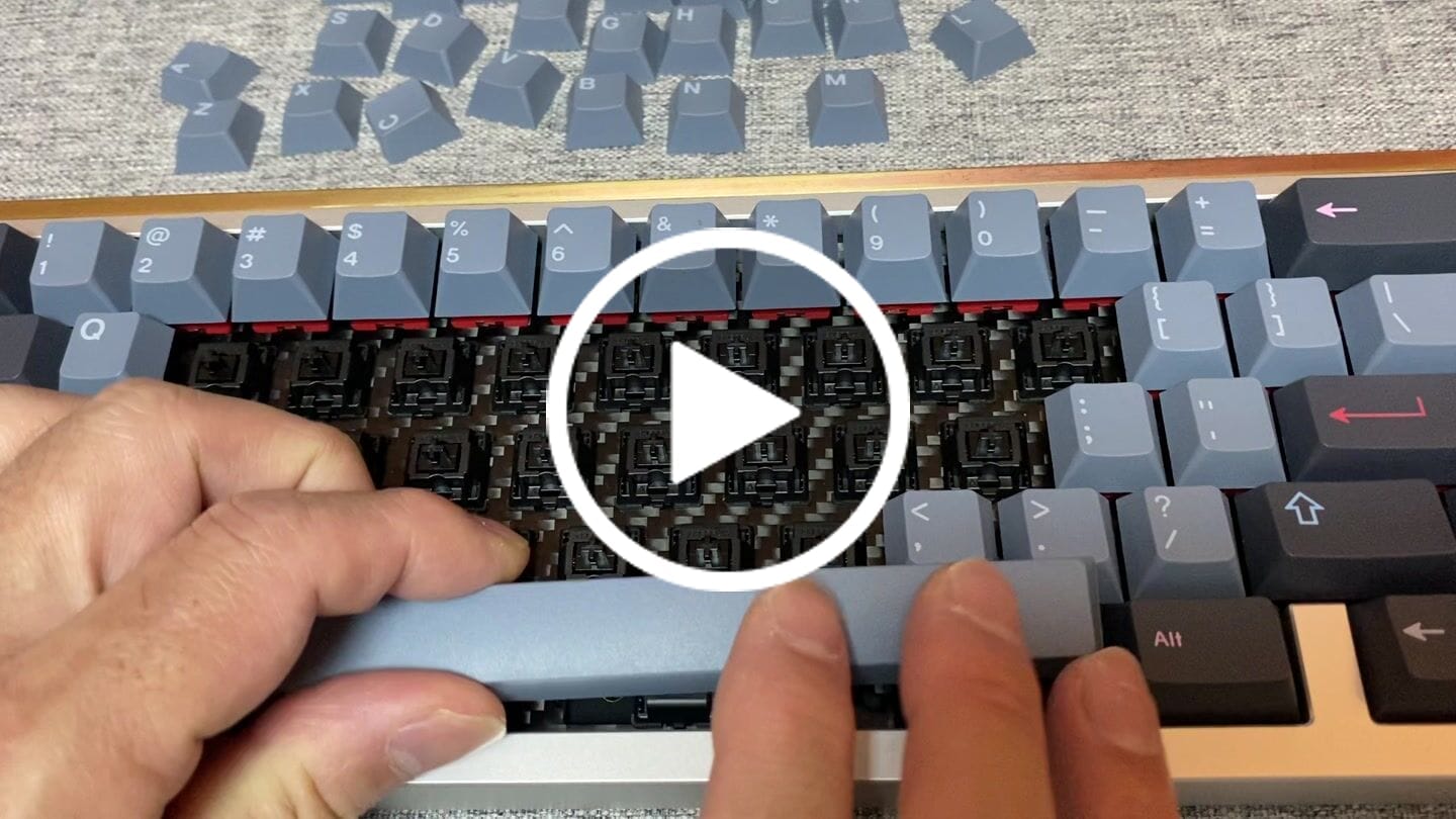 Customer video review of CHERRY MX2A BLACK LINEAR SWITCH (10PCS)